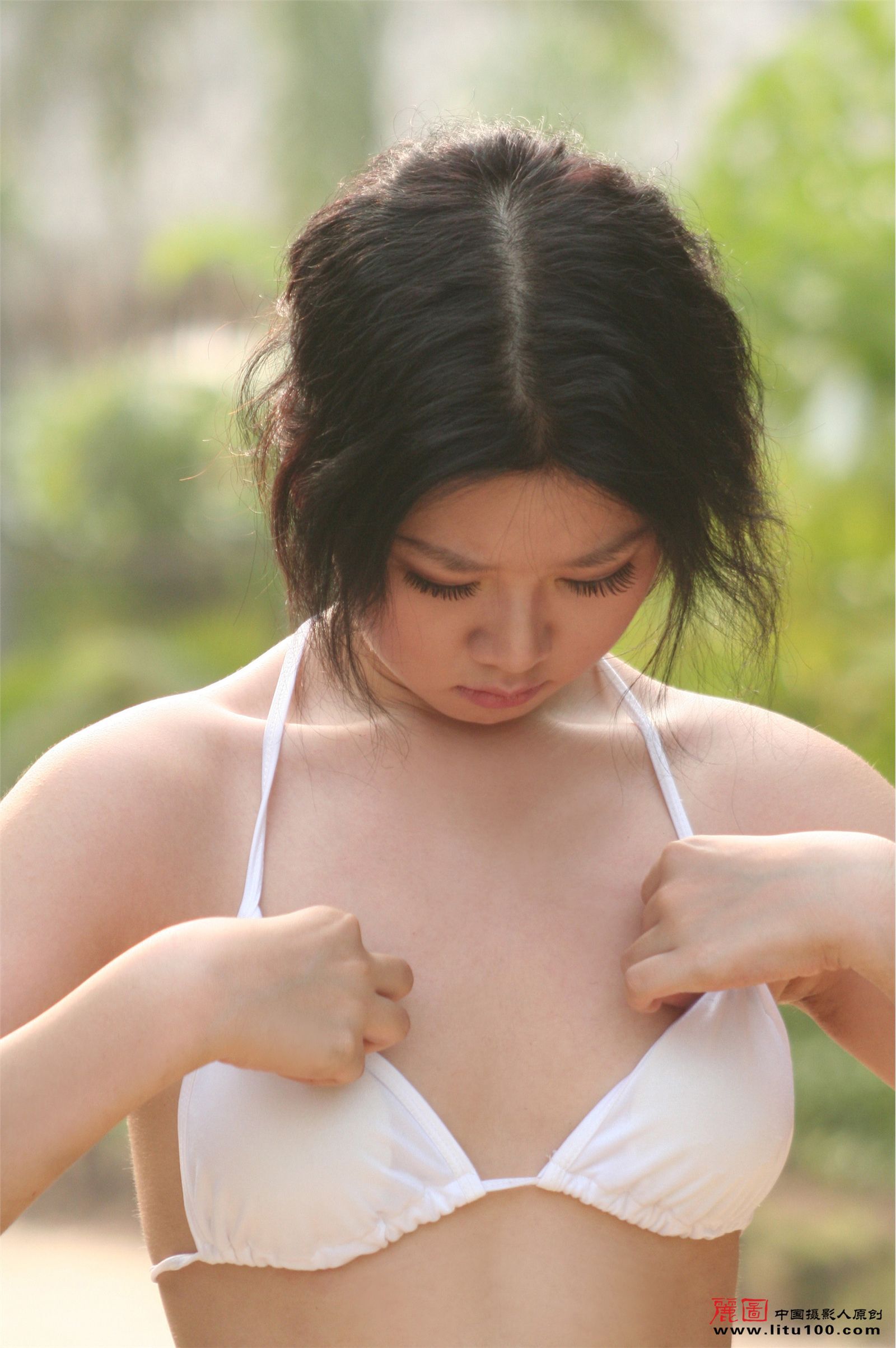 丽图100 2012.3.10 圓圓-4 国产模特美女图片